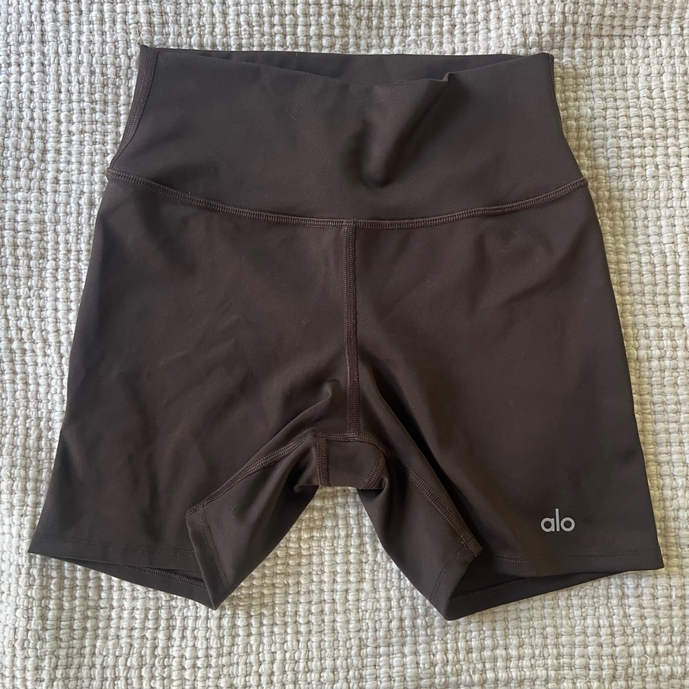 Brown Alo Yoga Shorts
